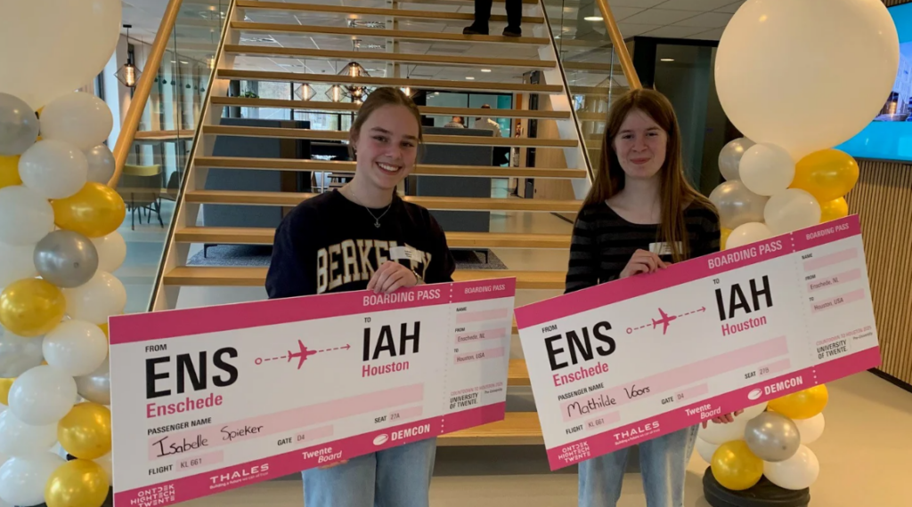 Mathilde Voors (16) wint ruimtevaartwedstrijd en mag naar Houston